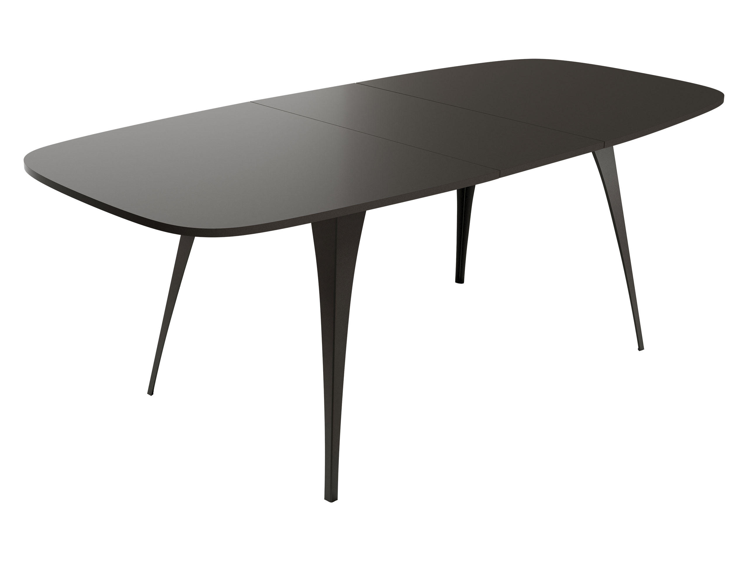 ESSTISCH Aura 160 - Multicolor/Schwarz, Holzwerkstoff/Metall (90/160/76cm) - MIRJAN24