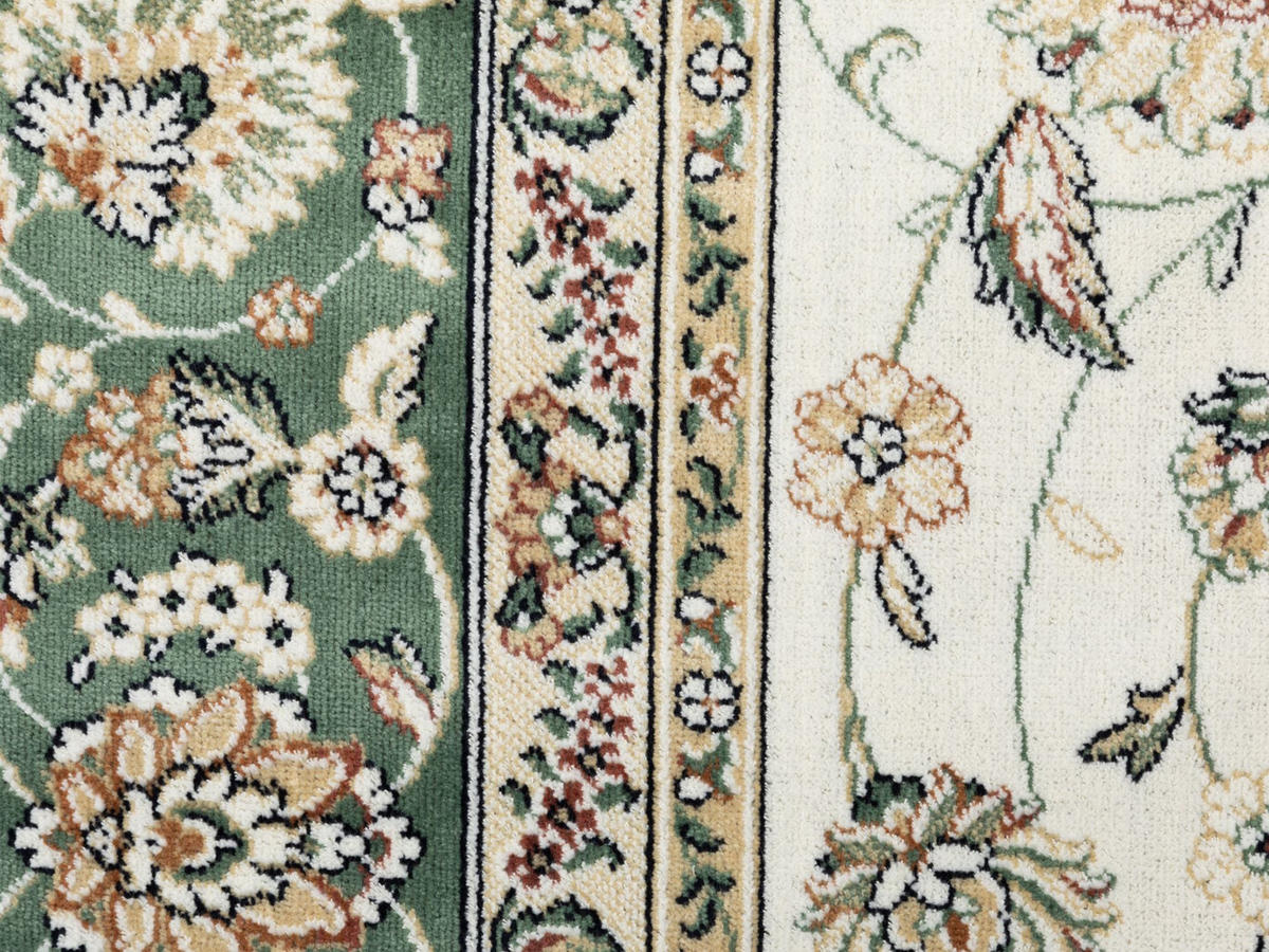 ORIENTTEPPICH 67/210 cm Riad Tabriz - Grün, Textil (67/210cm) - Steffensmeier