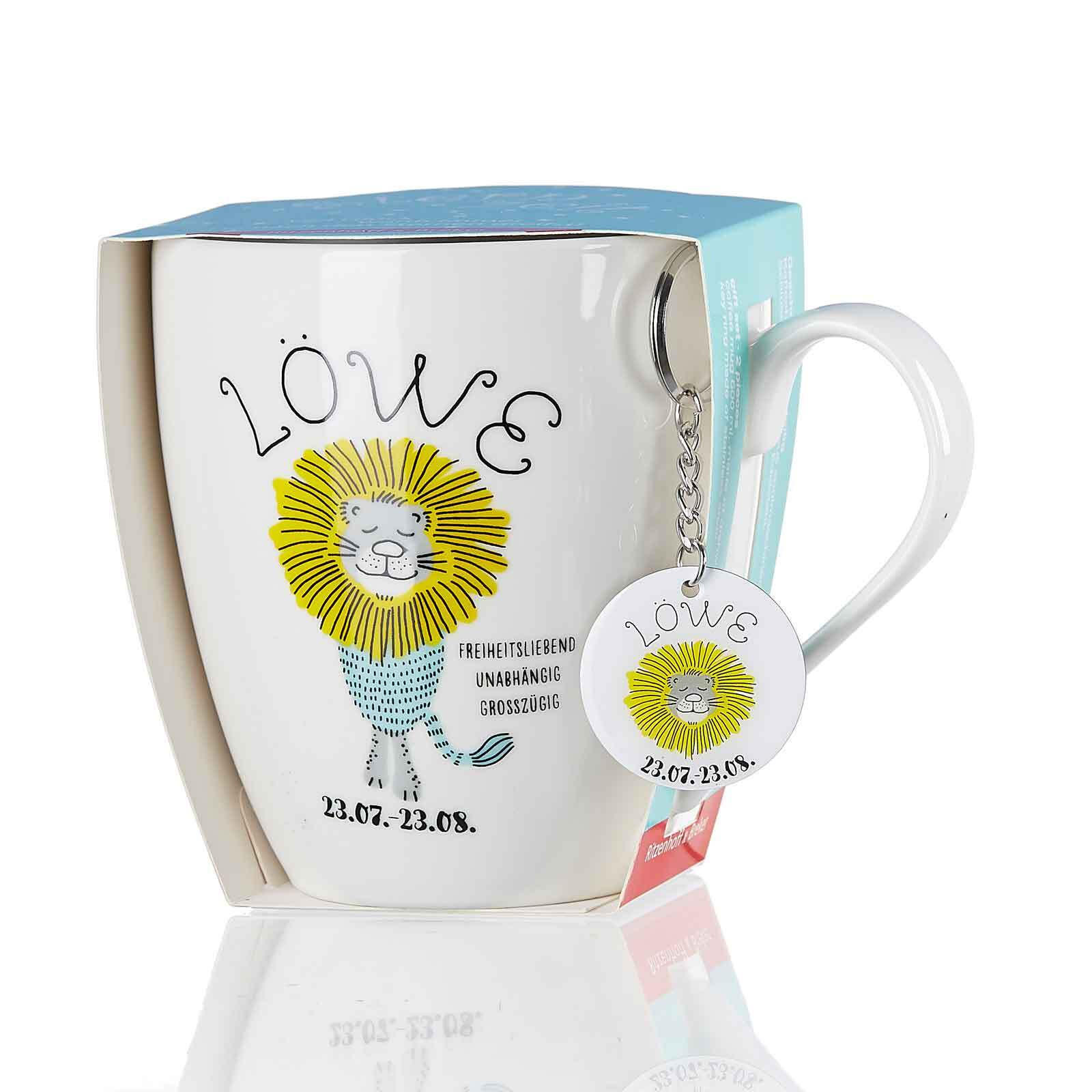 JUMBOTASSE LÖWE Astro bunt 650 ml - Multicolor, Keramik (0.65L) - Ritzenhoff Breker