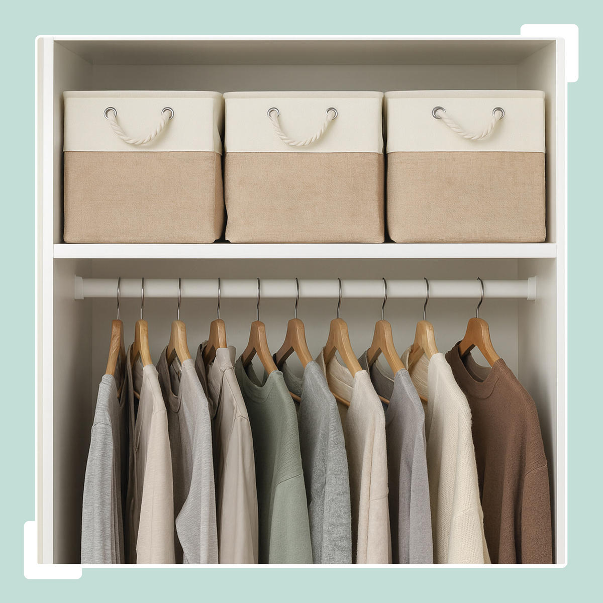 3XAUFBEWAHRUNGSKORB - Multicolor, Textil/Metall (28/28/28cm) - Relaxdays