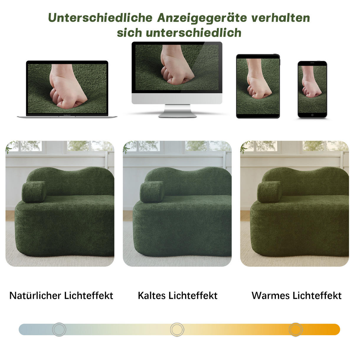 4-SITZER Sofa 384/98/70 cm Grün aus Samt mit modularem Design - Grün, Textil (98/70/384cm) - OKMYHOME