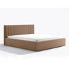 POLSTERBETT Flino 160/200 cm in Beige – mit Bettkasten und viel Komfort - Beige/Schwarz, Holz/Holzwerkstoff (160/200cm) - AX Living