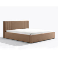 POLSTERBETT Flino 160/200 cm in Beige – mit Bettkasten und viel Komfort - Beige/Schwarz, Holz/Holzwerkstoff (160/200cm) - AX Living