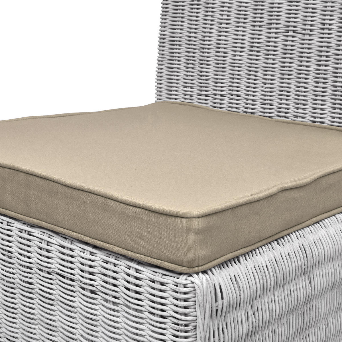 STUHLKISSEN Loft SK 45/40/5 cm Natur 4tlg - Naturfarben, Textil (40/45cm) - Beautissu 