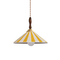 LED-HÄNGELEUCHTE 12W Gelb 30/30/20-150 cm - Gelb, Metall (30/30/20cm) - Authentics