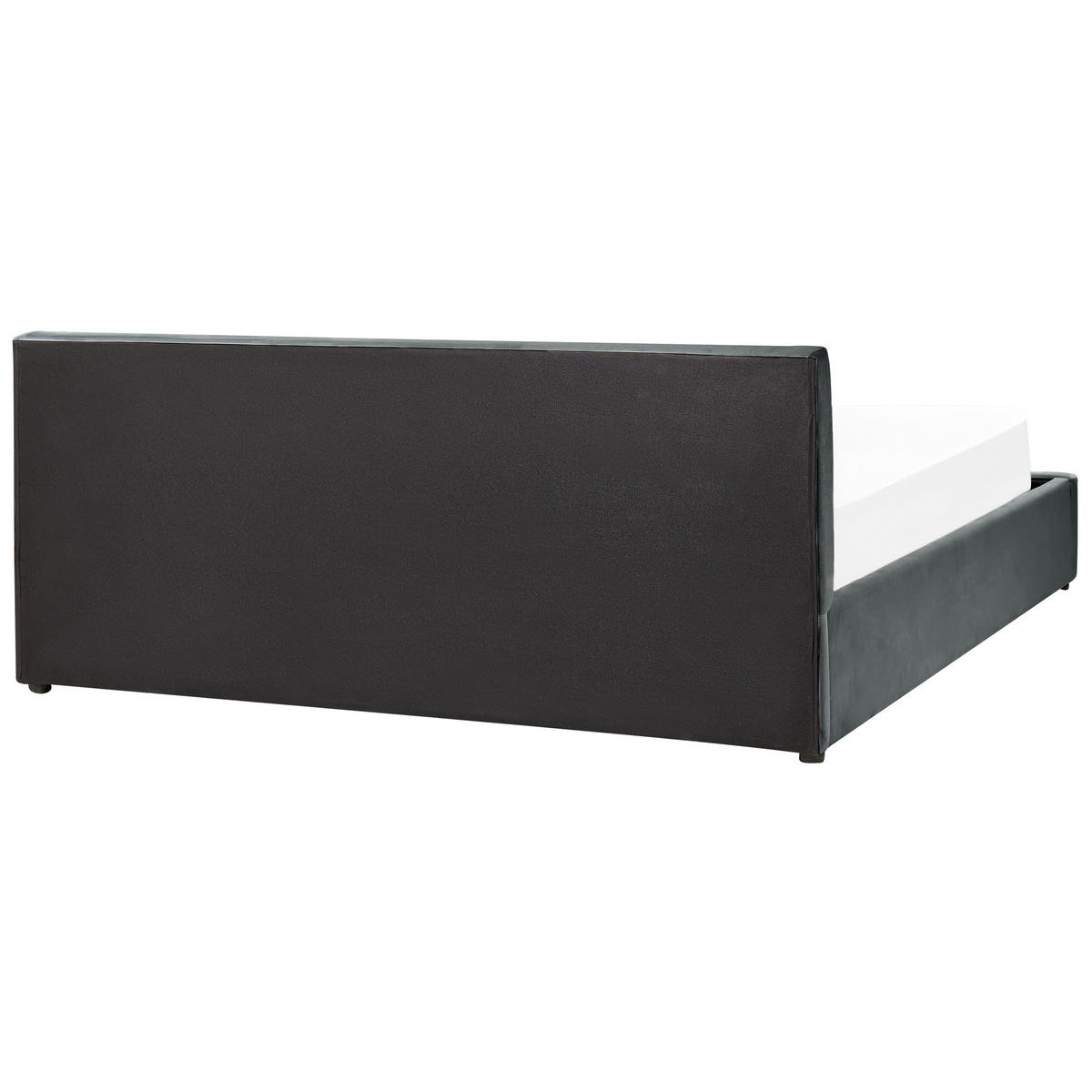 POLSTERBETT 180/200cm Dunkelgrau Bousse - Dunkelgrau, Textil (180/200cm) - Beliani