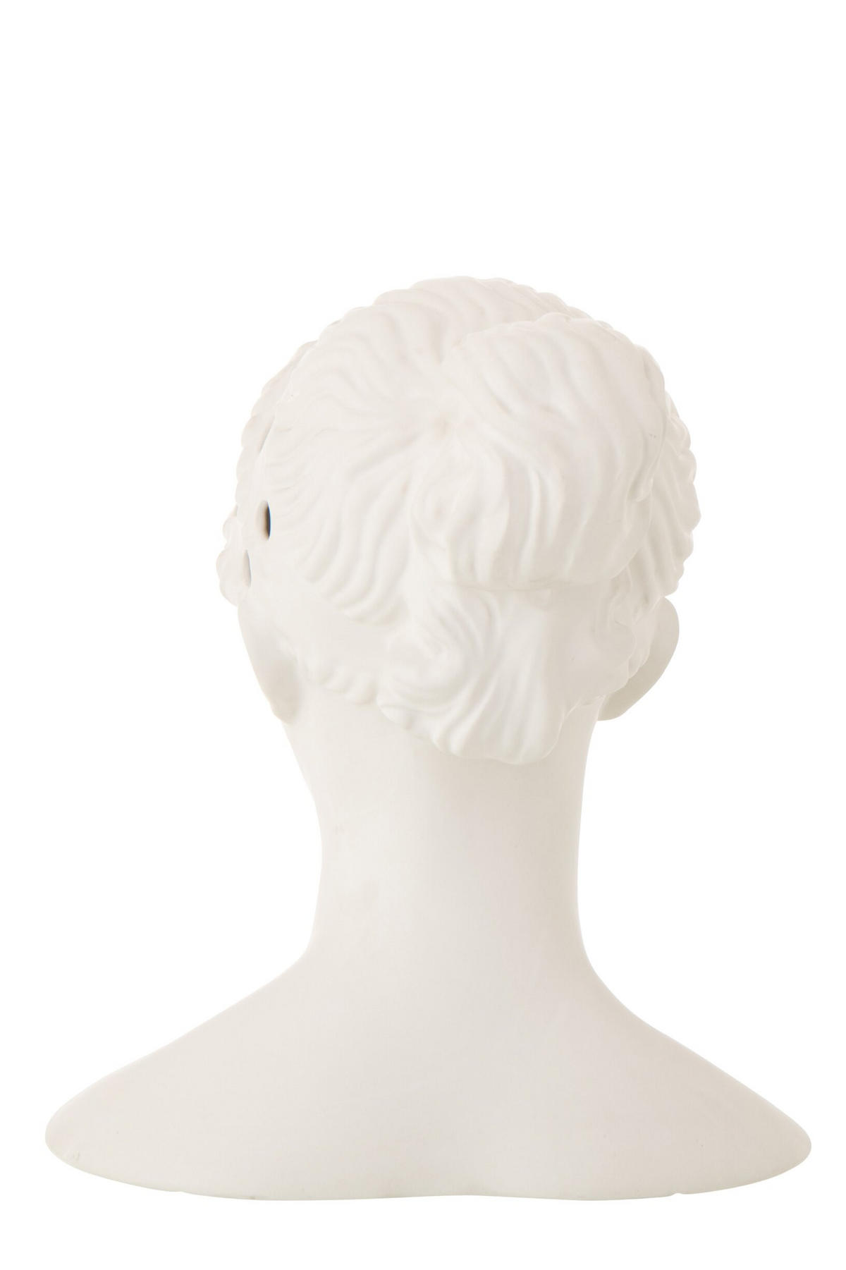VASE FRAUENBÜSTE - Weiß, Keramik (34cm) - J-Line