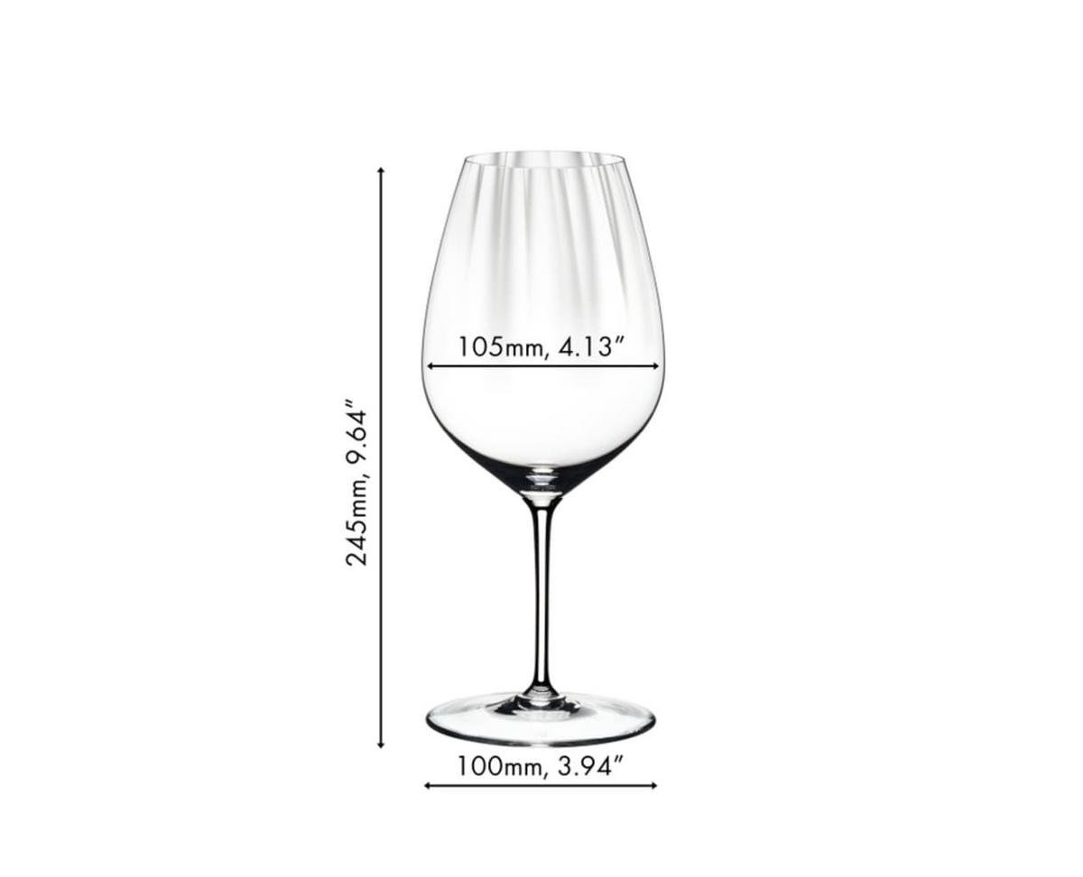 CABERNET MERLOTGLÄSER Performance transparent 834 ml 2er Set - Transparent, Glas (0.834L) - Riedel