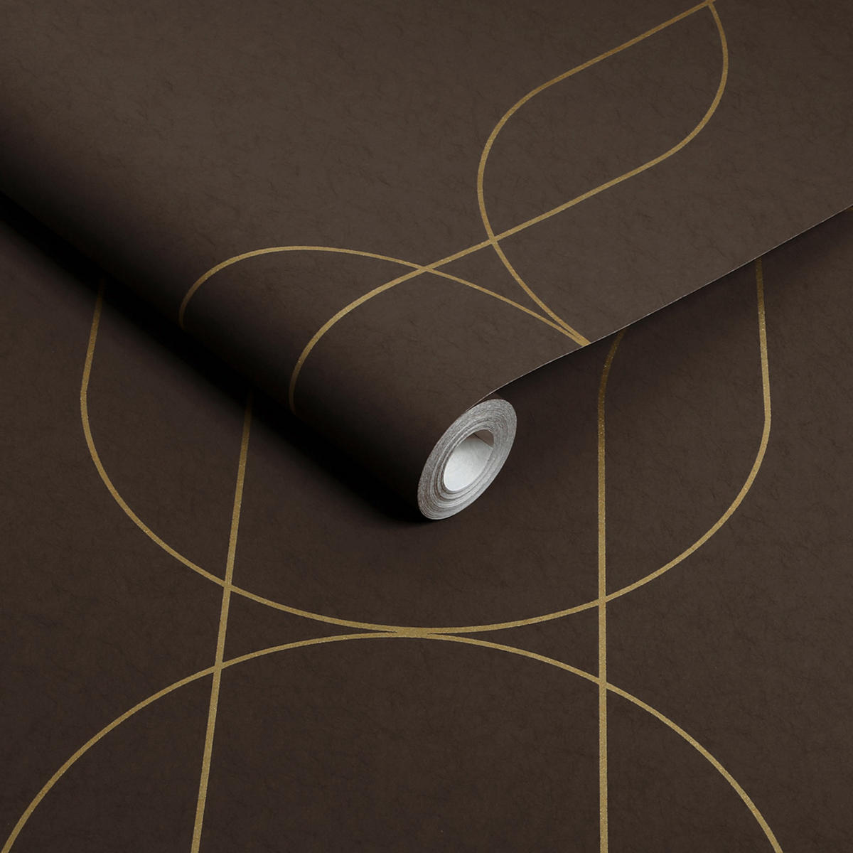 VLIESTAPETE Palais 1000x52cm - Braun, Papier/Kunststoff (52/1000cm) - Graham & Brown