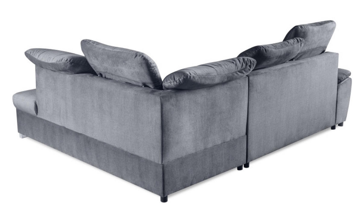 ECKSOFA Grau BON Rechts - Grau, Textil (200/263cm) - Sepro Meble