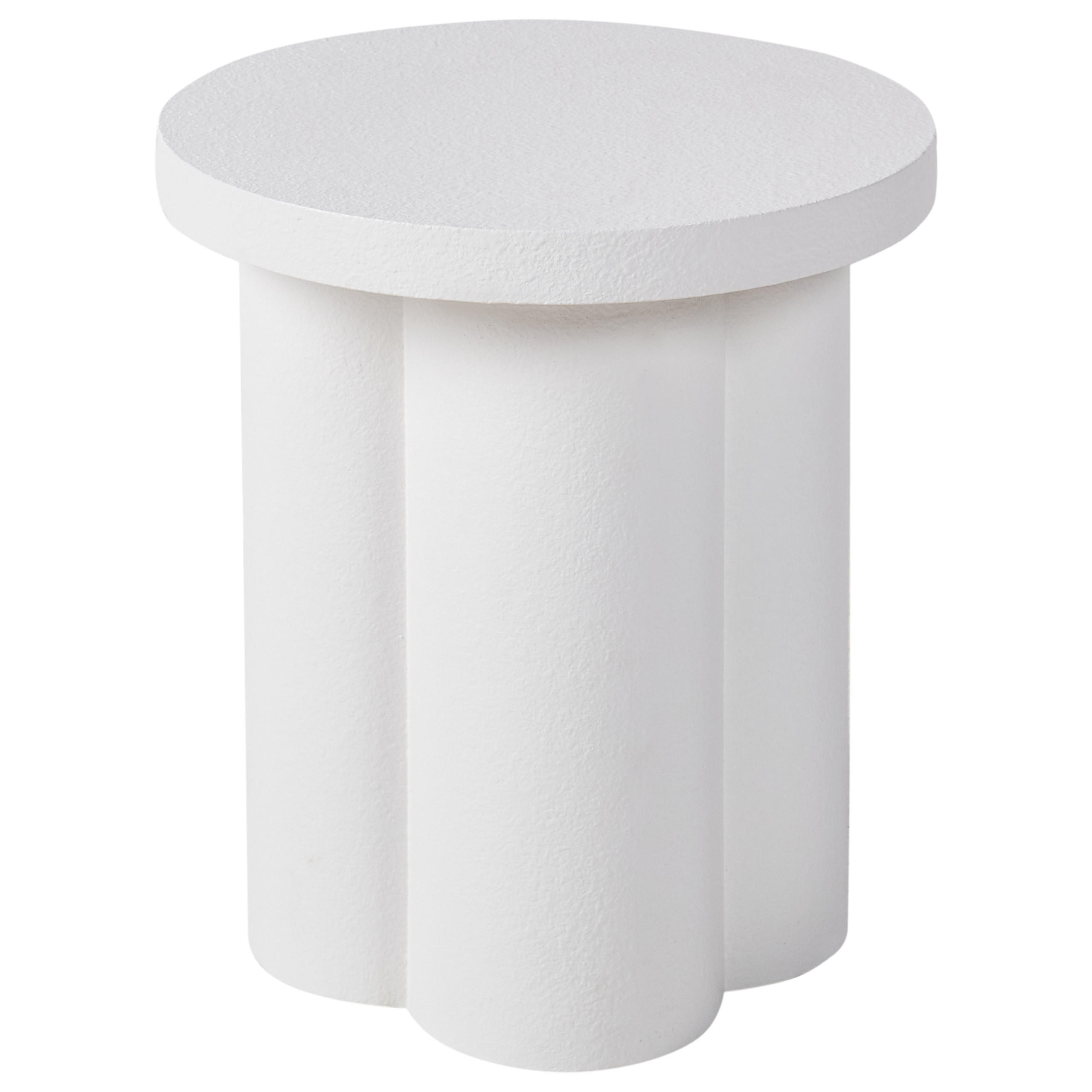 BEISTELLTISCH Weiß Adel - Weiß, Holzwerkstoff (40/40/45cm) - Beliani