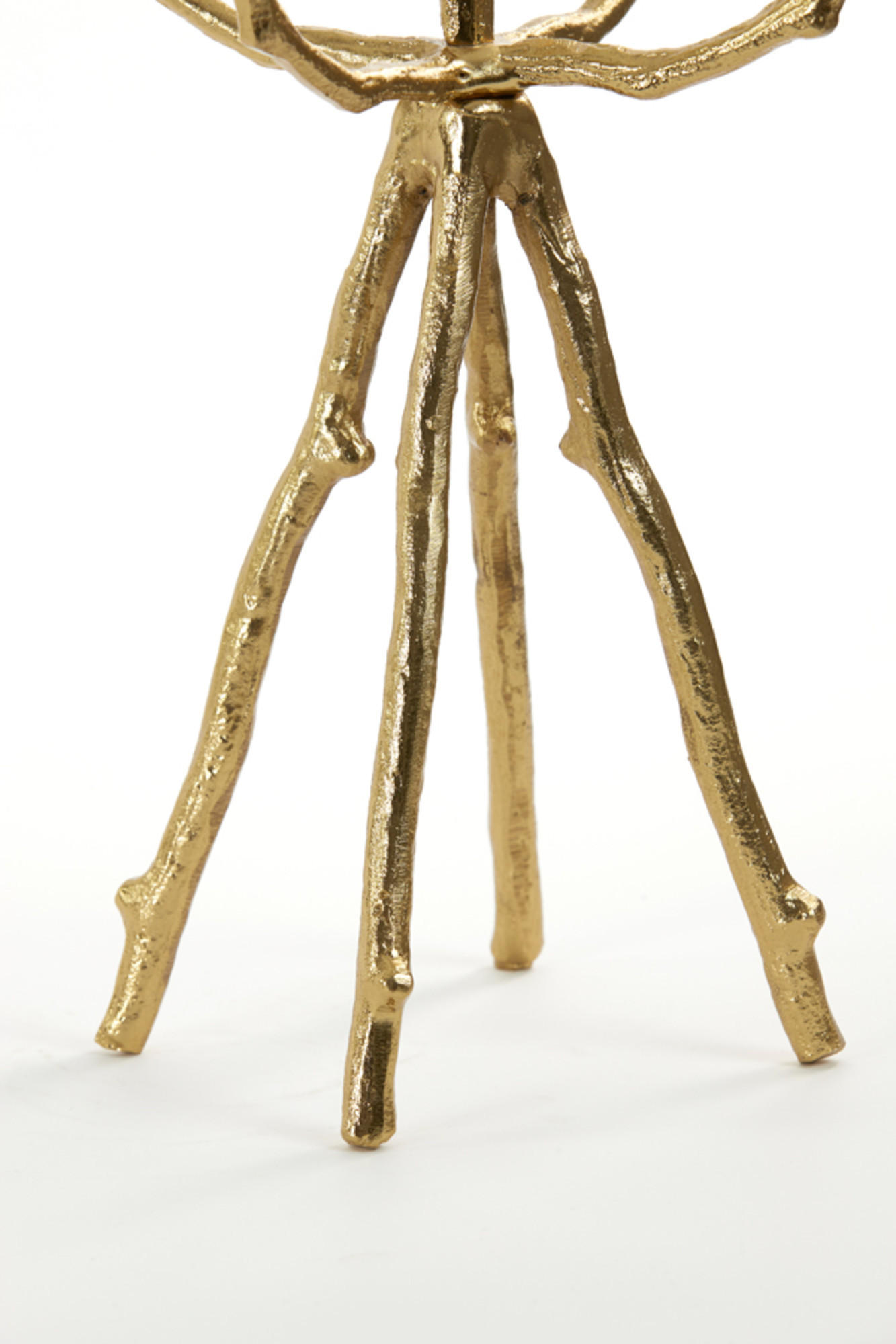 KERZENHALTER Ranica Gold Ø29/63,5 cm - Goldfarben, Metall (29/63.5/29cm) - Light & Living