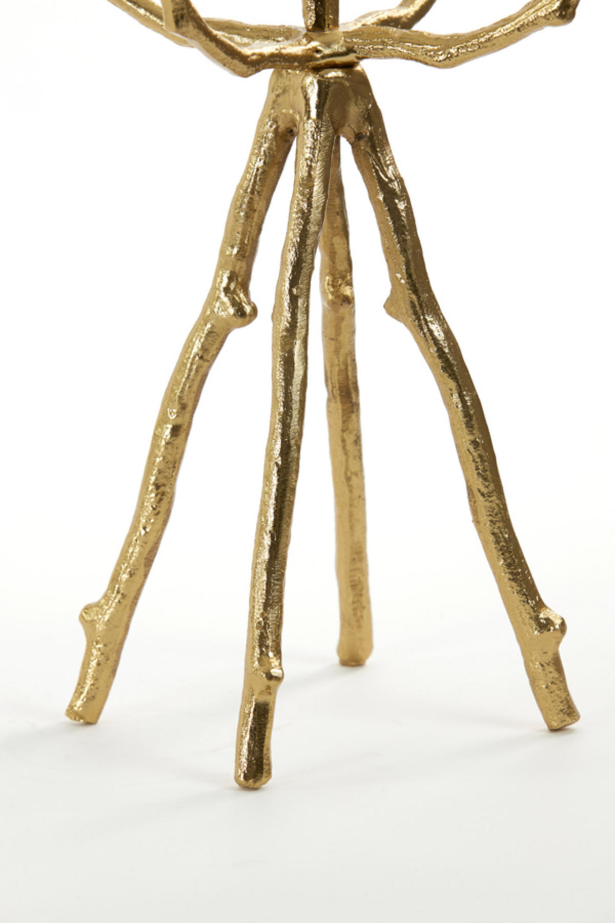 KERZENHALTER Ranica Gold Ø29/63,5 cm - Goldfarben, Metall (29/63.5/29cm) - Light & Living