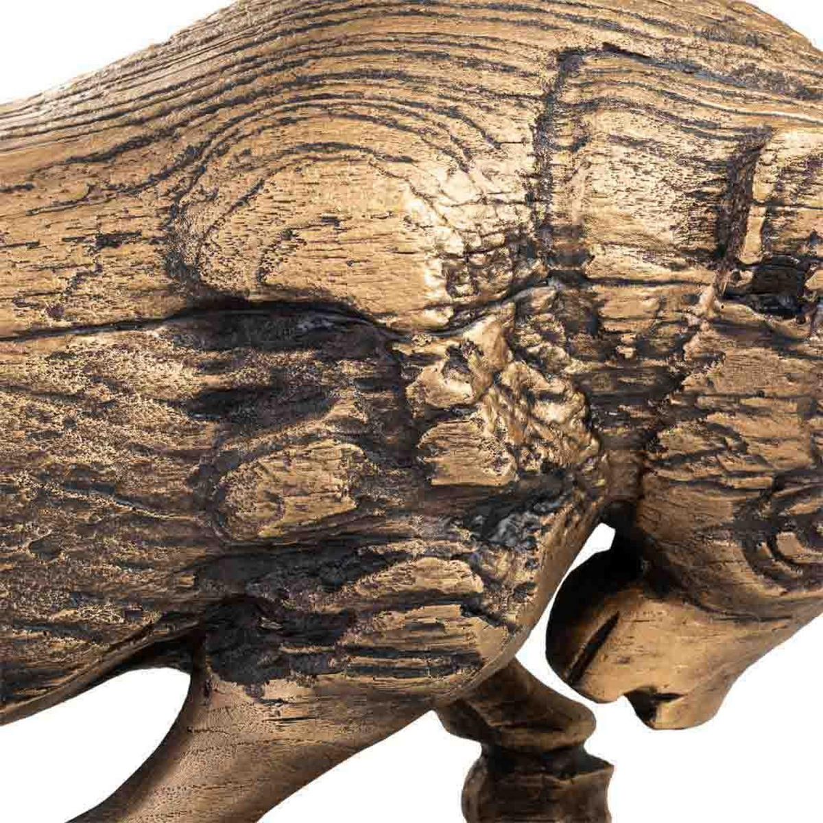 DEKORATIVE FIGUR, golden, 54x19x31cm - Goldfarben, Stein (53.5/30.5/18.5cm) - Wanderlust