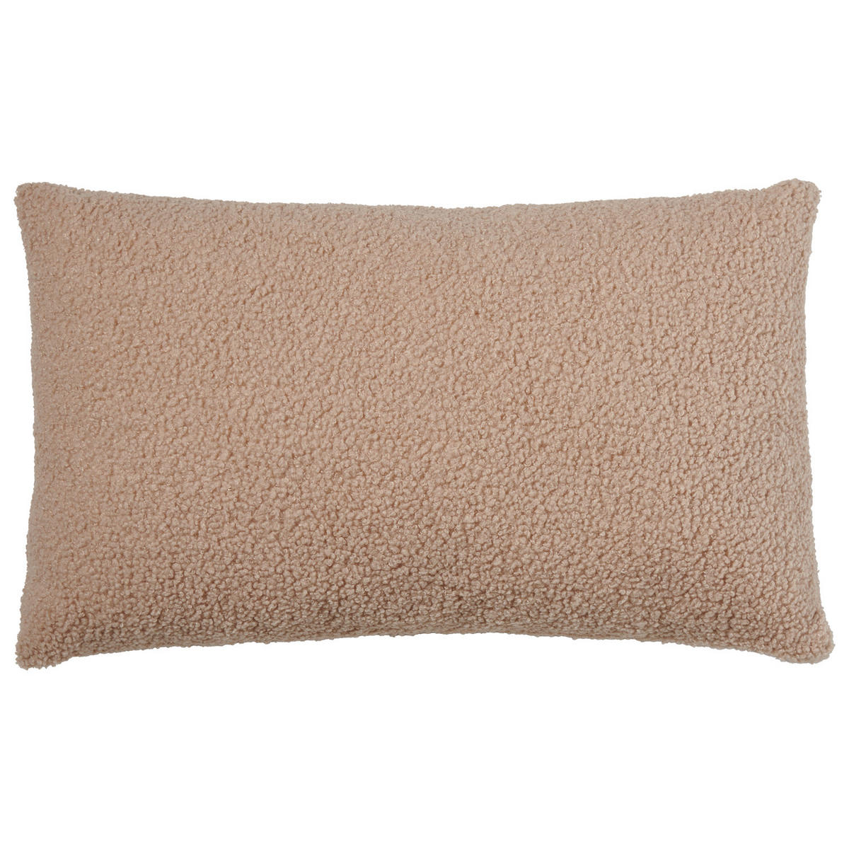 FELLKISSEN, Bouclé Teddy Zierkissen Flauschkissen Dekokissen Beige 30x50cm - Beige, Textil (30/50cm) - nordic coast company