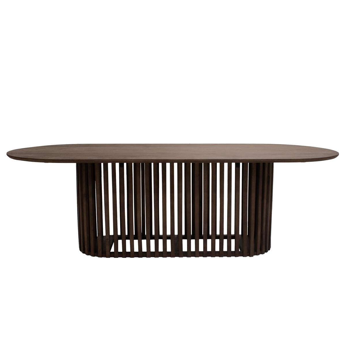 ESSTISCH aus Mangoholz 200x110x76cm, dunkelbraun - Dunkelbraun, Holz (200/110/76cm) - Giga Meubel