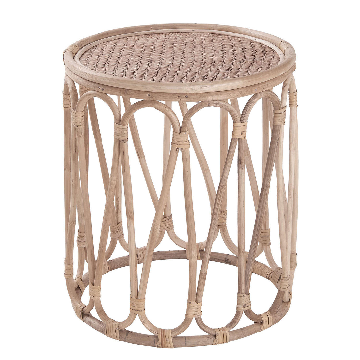 BEISTELLTISCH Lombok - Braun, Holz (40/40/48cm) - Butlers