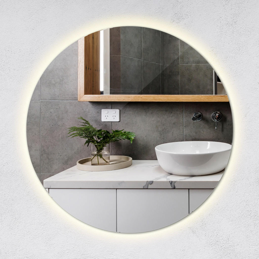 TULUP ZRCADLO Kulaté 60 cm LED 4000K