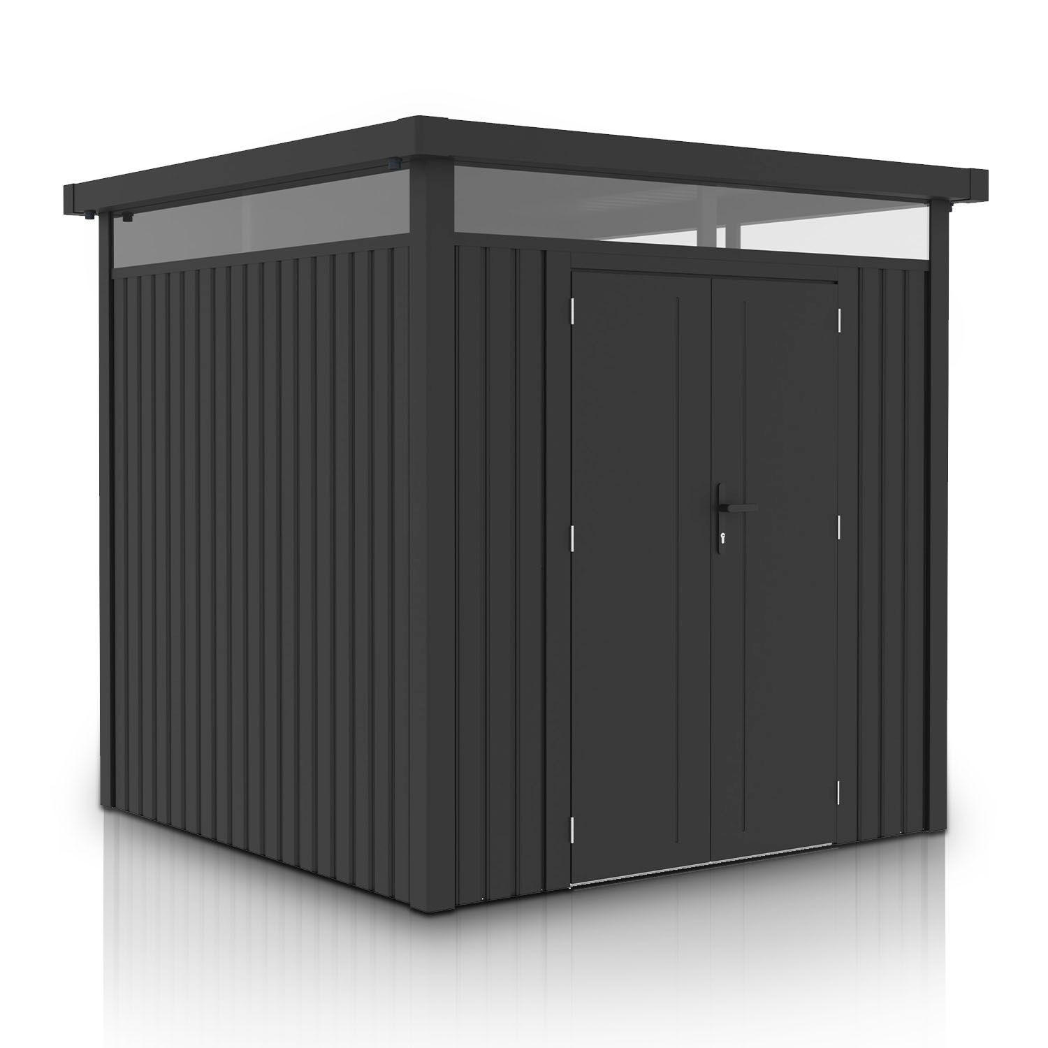 GERÄTEHAUS Luzern Pro Anthrazit - Anthrazit, Metall (230/222/230cm) - Juskys
