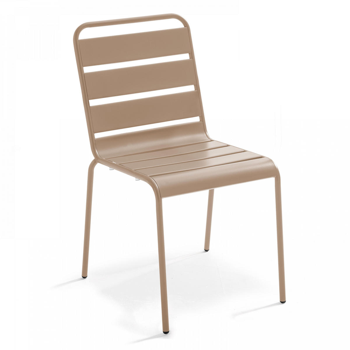 GARTENSET 7-tlg., Taupe - Taupe, Metall - Oviala