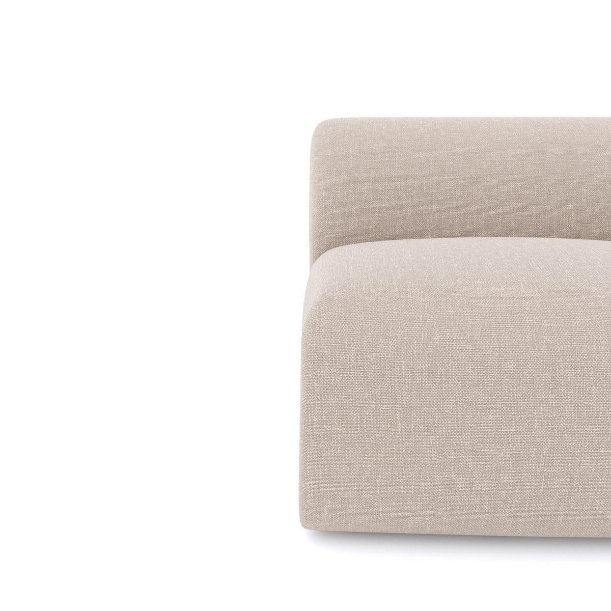 SESSEL Rastergewebe Beige 75cm - Beige, Textil (75/67/97cm) - Sia Home