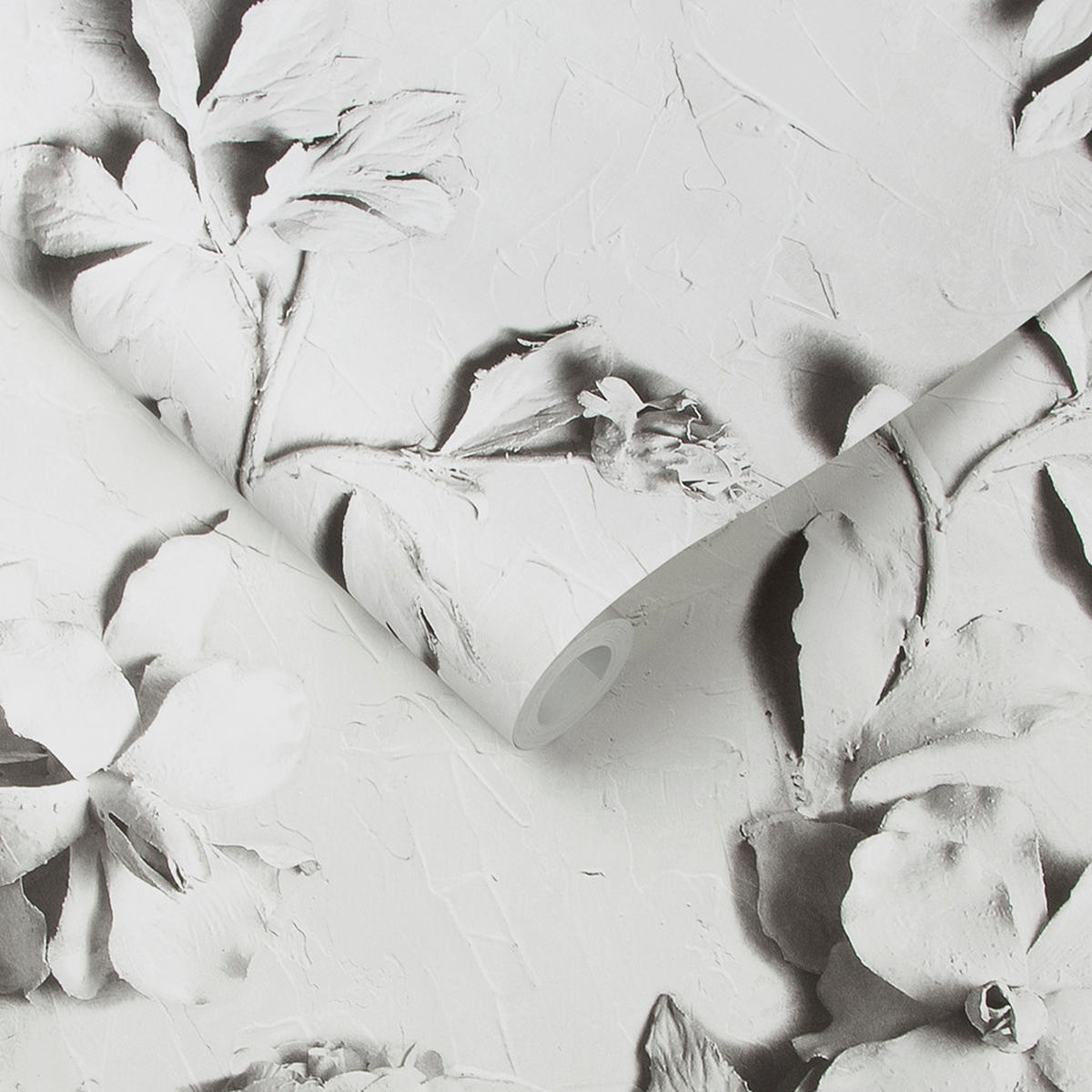 VLIESTAPETE Steinrose - Grau, Papier/Kunststoff (52/1000cm) - Graham & Brown