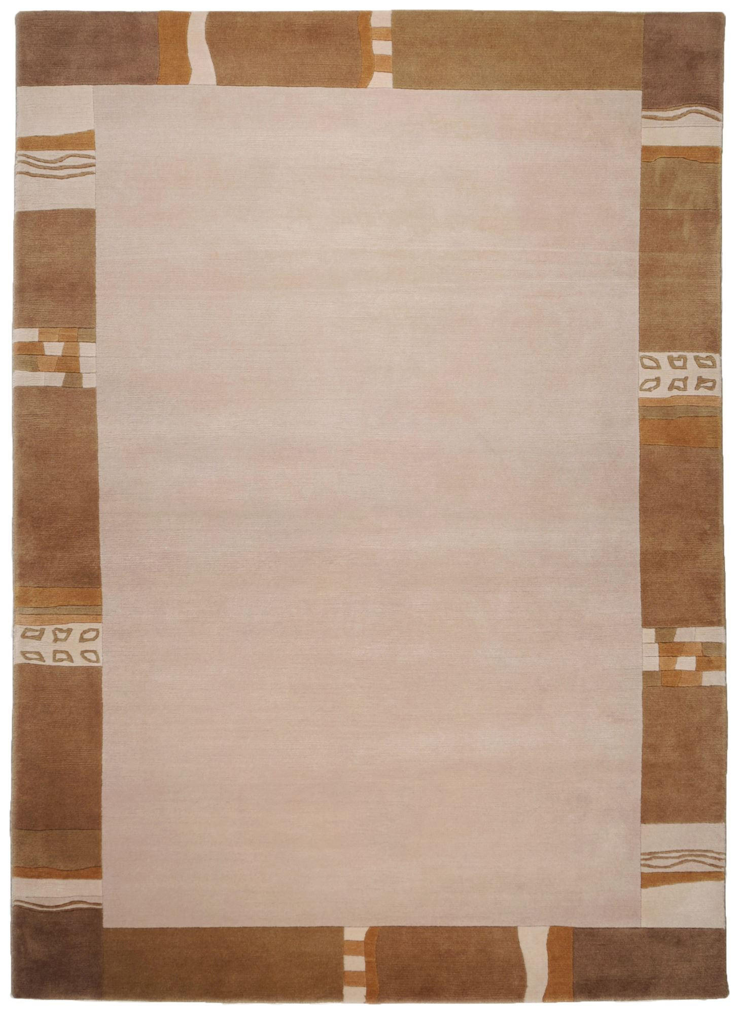 WOLLTEPPICH Avanti 170x240 cm - Sandfarben, Textil (170/240cm) - THEKO