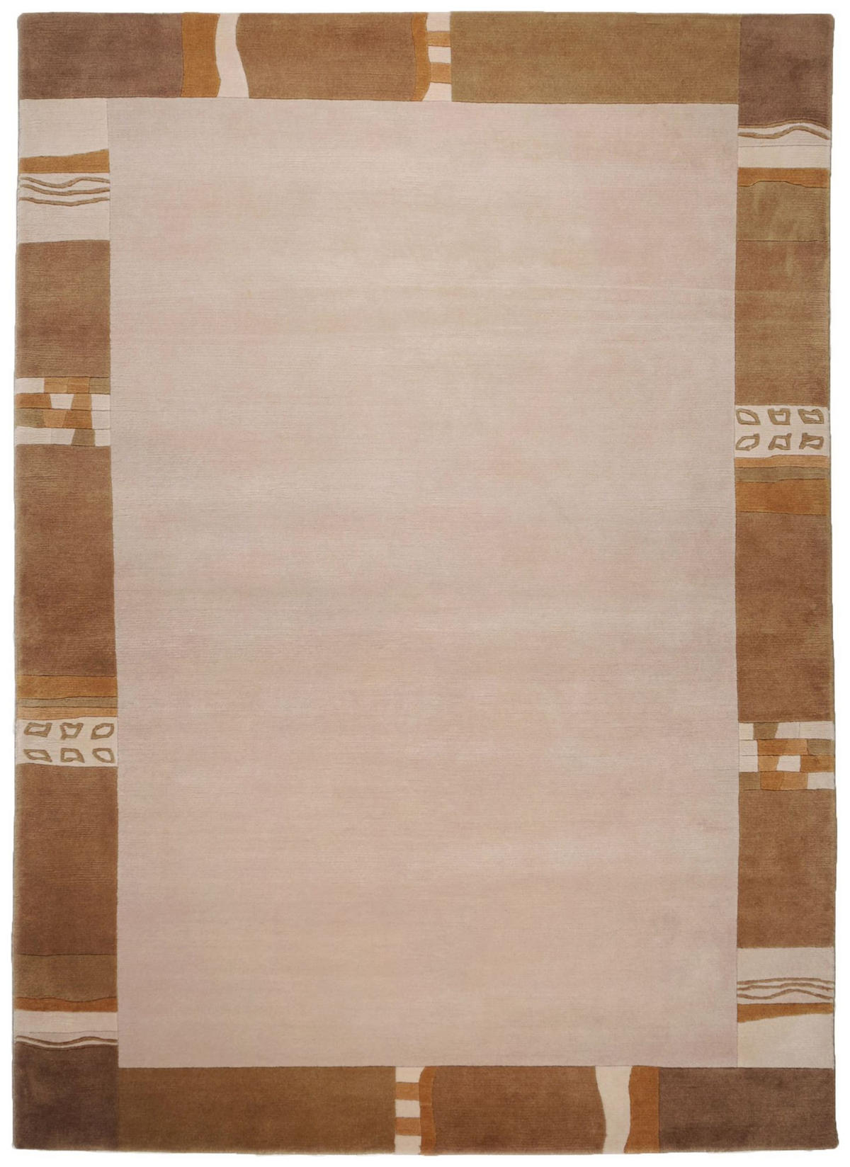 WOLLTEPPICH Avanti 170x240 cm - Sandfarben, Textil (170/240cm) - THEKO