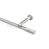INNENLAUF-GARDINENSTANGEN-SET Siteno Zoena 100 cm, 1-läufig, 20 mm Ø Weiß - Weiß, Metall (100cm) - INTERDECO