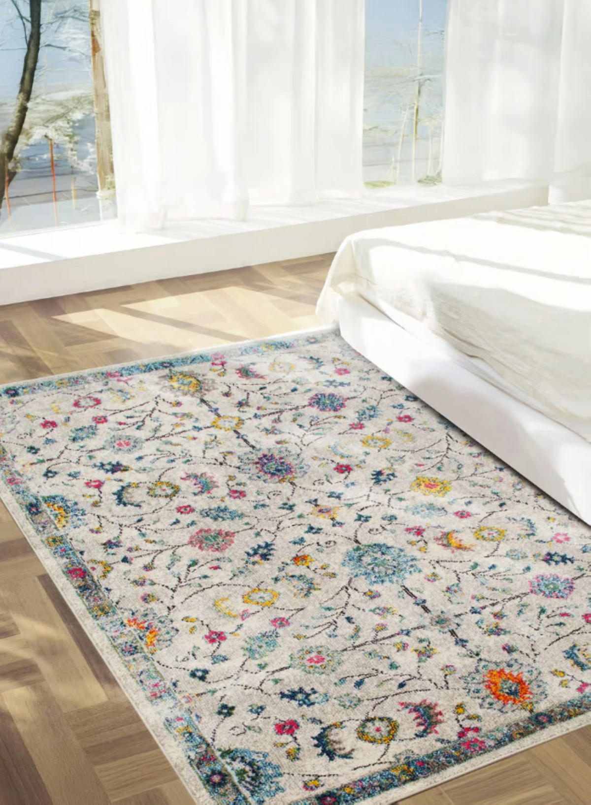 TEPPICH modern Flachgewebe Orient HALIL Mehrfarbig 200 x 300 cm - Multicolor, Textil (200/300cm) - Novatrend