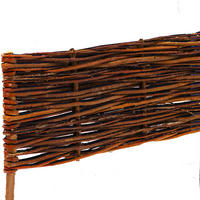 BEETEINFASSUNG Weide, 10 Stück, 30/100 cm, braun - Braun, Naturmaterialen (2/30cm) - urfence
