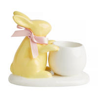 KERZENSTÄNDER Owala - Gelb, Keramik (11.5/11.5/8cm) - home&you