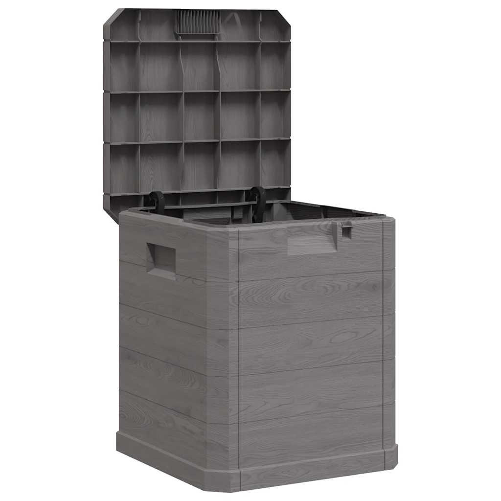 GARTEN-AUFBEWAHRUNGSBOX 90 L Braun - Braun, Kunststoff (42.5/50/44cm) - vidaXL