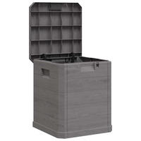 GARTEN-AUFBEWAHRUNGSBOX 90 L Braun - Braun, Kunststoff (42.5/50/44cm) - vidaXL