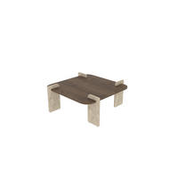 COUCHTISCH afrolli Braun - Braun, Holz (90/90/35cm) - Habitat Garten