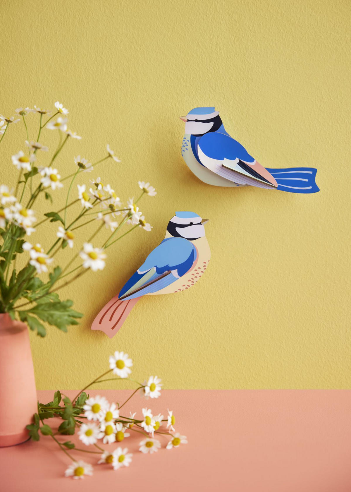 WANDSKULPTUR Bunt 4/7 cm - Multicolor, Wellpappe (4/7/15cm) - Studio Roof