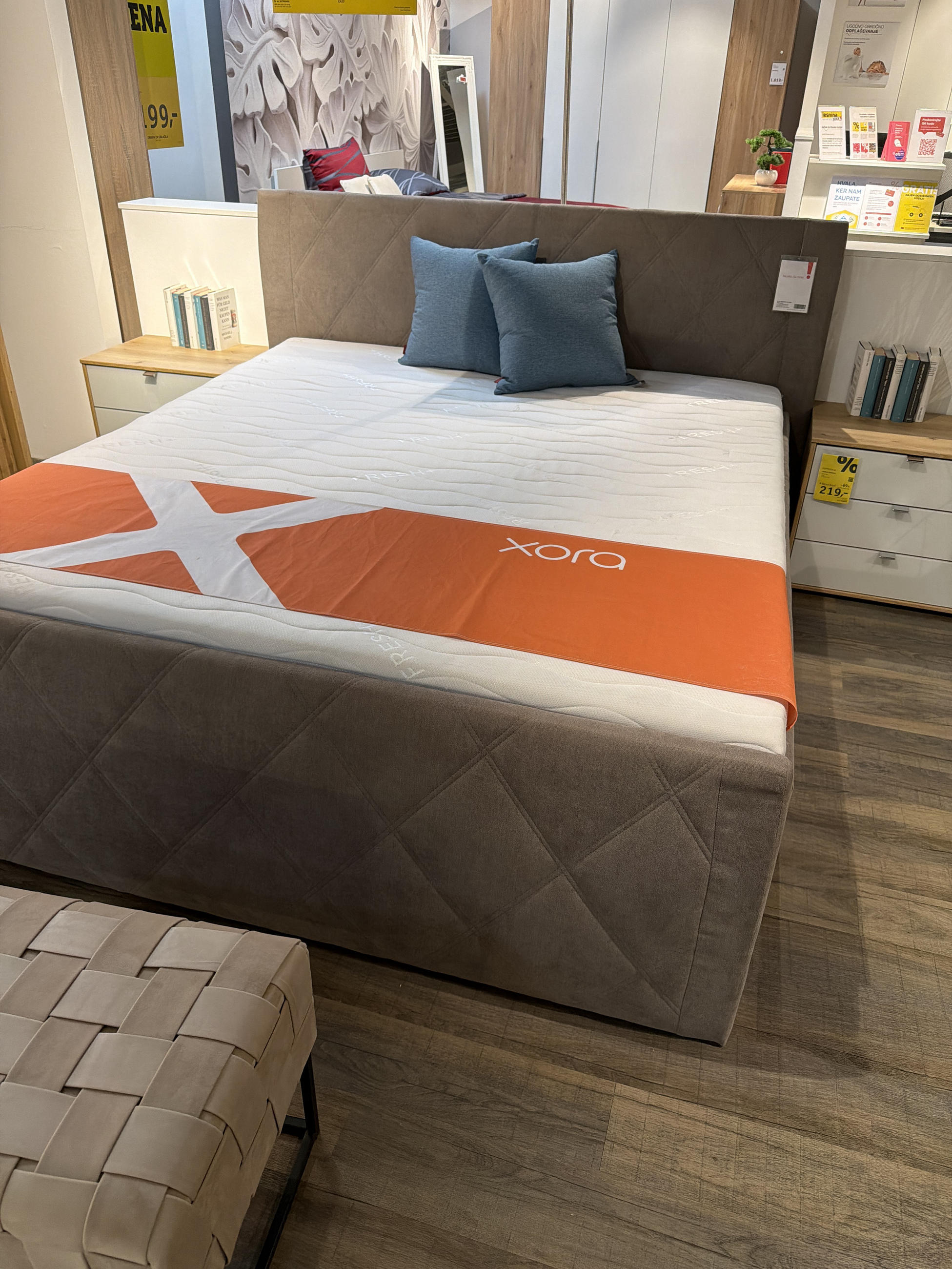 Postelja boxspring Karo - Xora
