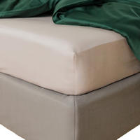 SPANNBETTLAKEN Satinette - Beige, Textil (160/200cm) - home&you