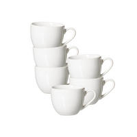 ESPRESSOTASSEN Volos weiß 90 ml 6er Set - Weiß, Keramik (0.09L) - Ritzenhoff Breker