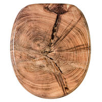 WC-SITZ Old Tree - Braun, Holzwerkstoff (38/6/47cm) - Sanilo