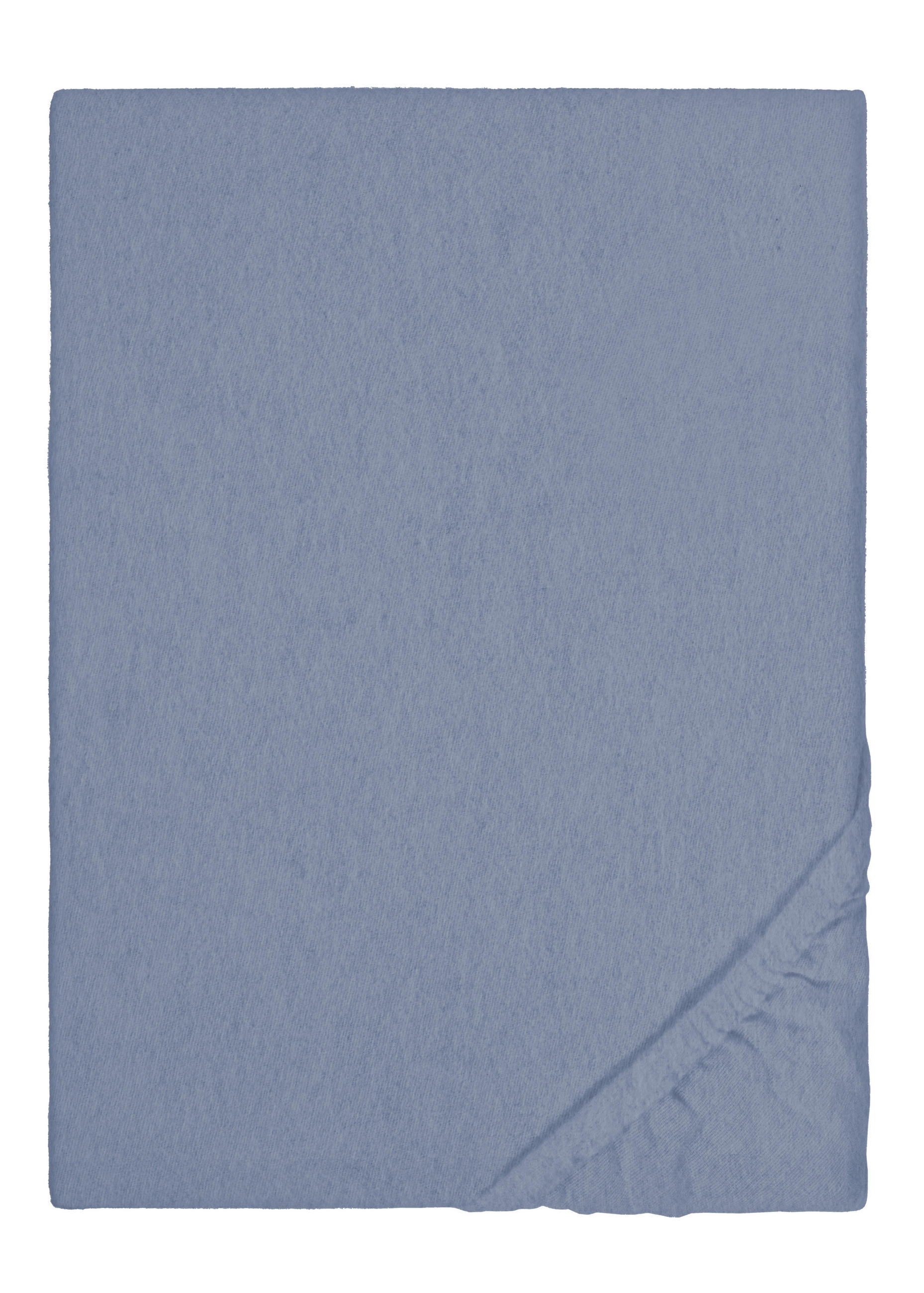 biberna Spannbetttuch Blau 200x200 cm