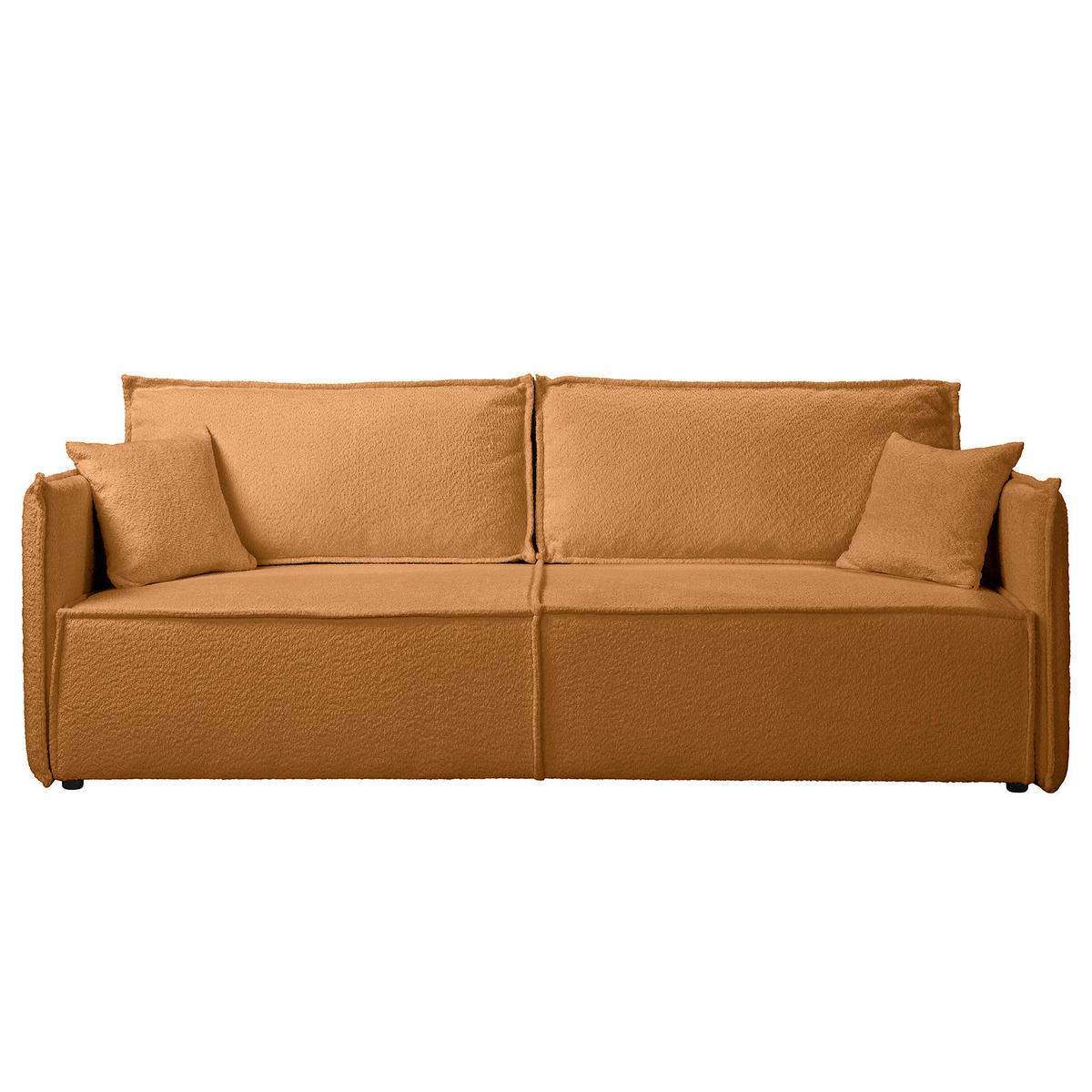 SCHLAFSOFA - Beige/Schwarz, Kunststoff/Textil (221/70/105cm) - home24