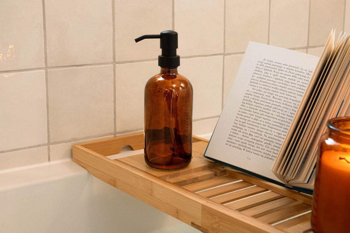 SEIFENSPENDER 450 ml 7,4/9,5/21 cm - Braun, Kunststoff (9.5/21/7.4cm) - 5five Simply Smart