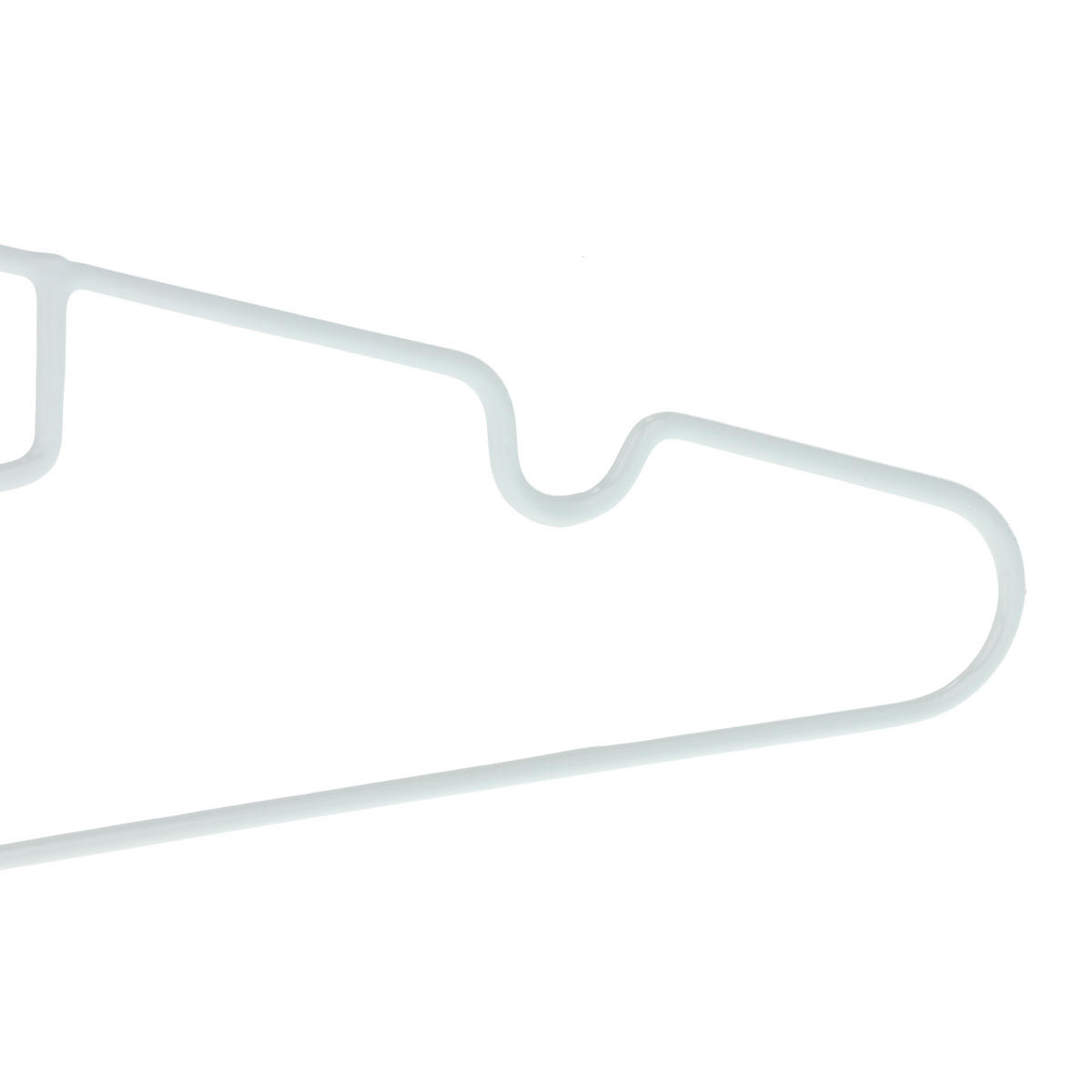 24XVEŠIAKY na šaty - sivá, kov/plast (40.5/18/0.5cm) - Relaxdays