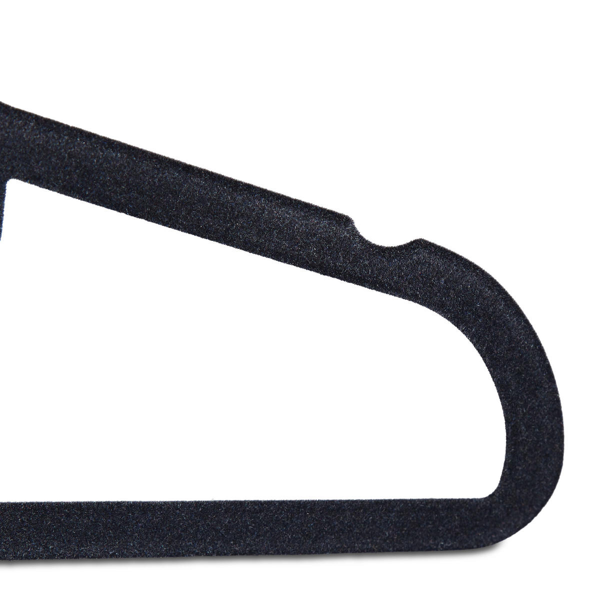 20XVEŠIAK na šaty - čierna, kov/textil (41.5/22.5/0.5cm) - Relaxdays