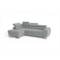ECKSOFA Bastien Mit Schlaffunktion - Grau, Holzwerkstoff/Textil (170/260cm) - Fun Möbel
