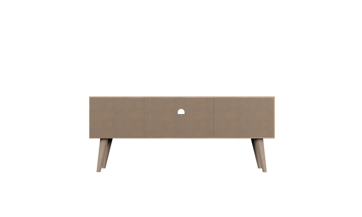 LOWBOARD Toronto Aristan 35/55,2/120 cm - Eiche Artisan, Holzwerkstoff (35/55/120cm) - RAUMHIRSCH FURNITURE