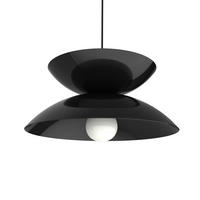 HÄNGELEUCHTE - Schwarz Hochglanz, Metall (40/40/20cm) - Lumicom