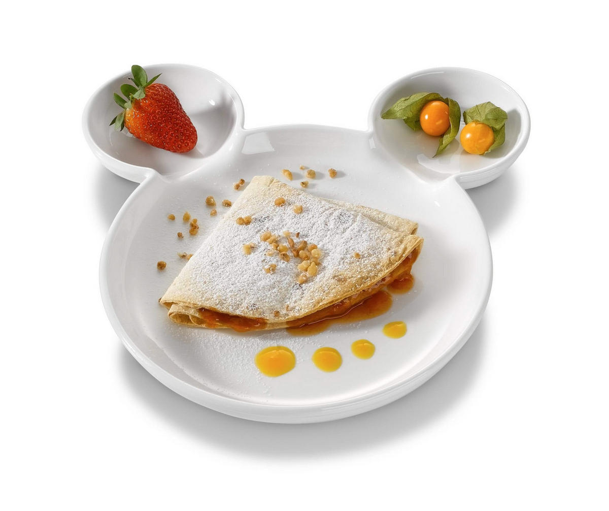 KINDERGESCHIRR Kinderteller Bär ø 19 cm - Weiß, Keramik (19cm) - Hendi