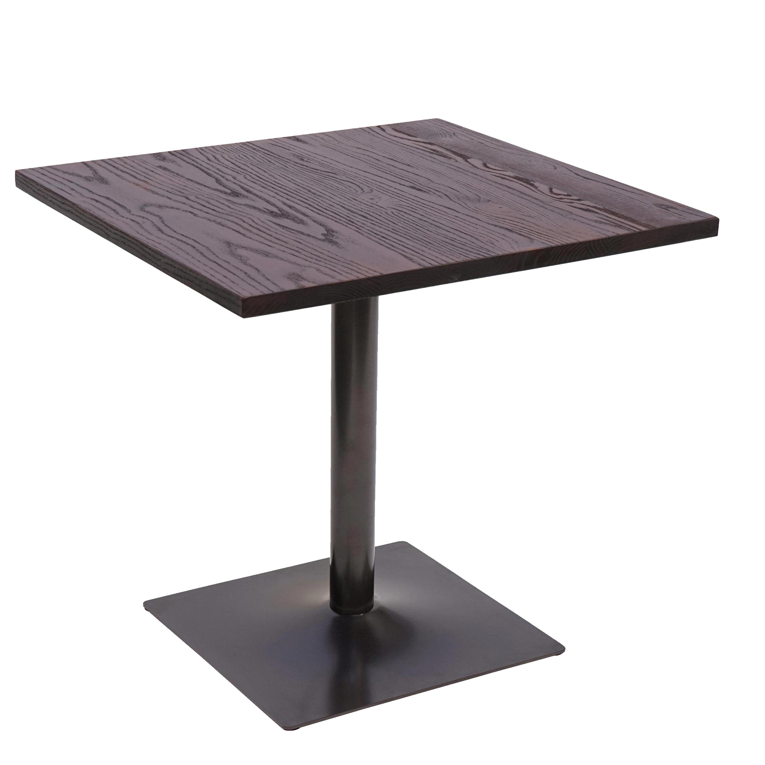 BISTROTISCH eckig Dunkelbraun - Dunkelbraun, Holz (80/80/75cm) - MCW